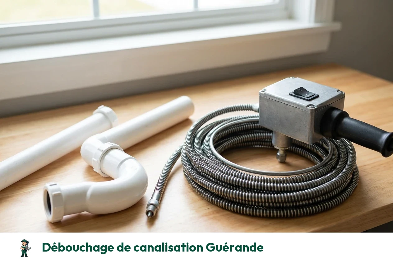 Débouchage de canalisation à Guérande