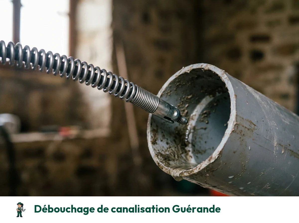 Débouchage de canalisation à Guérande