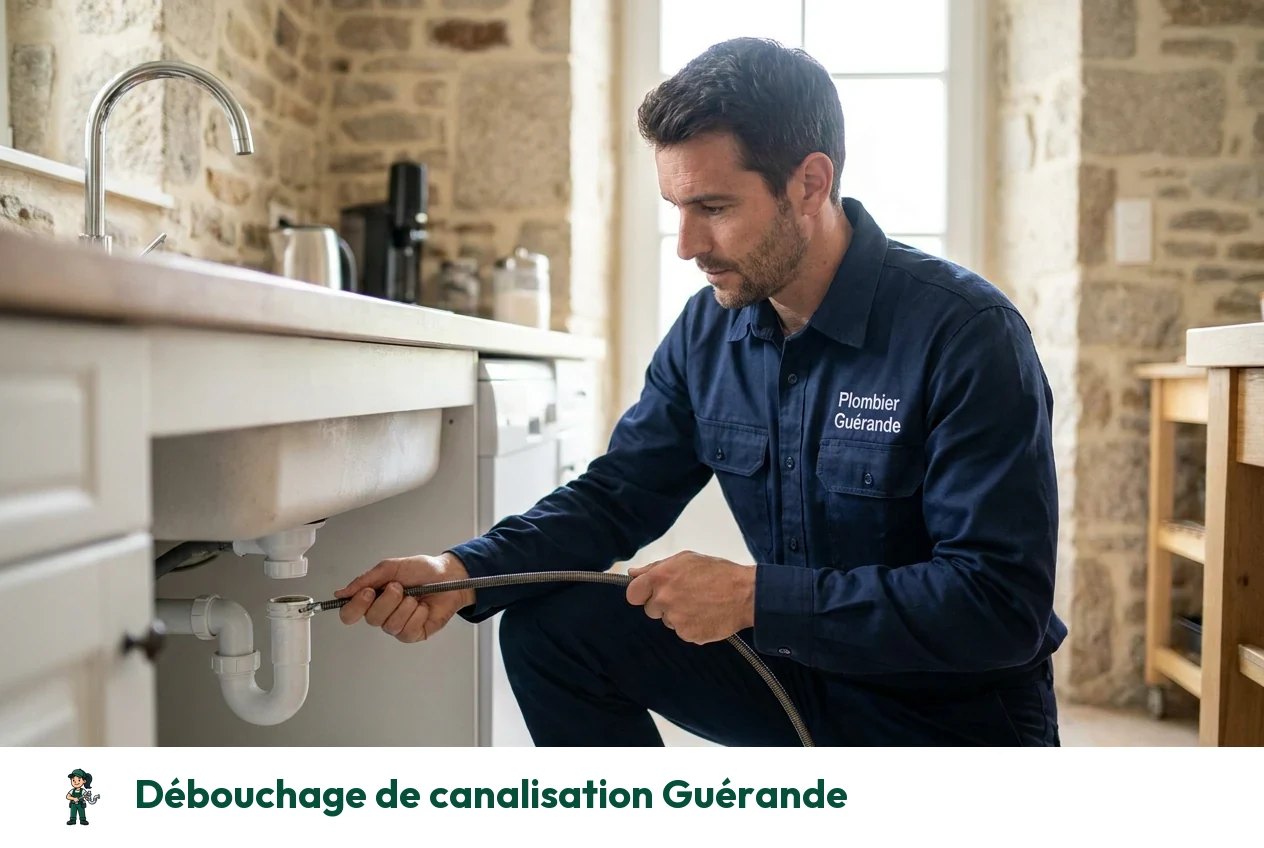Débouchage de canalisation à Guérande