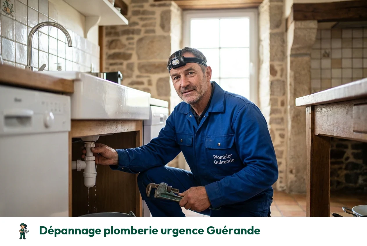 Dépannage plomberie urgence à Guérande