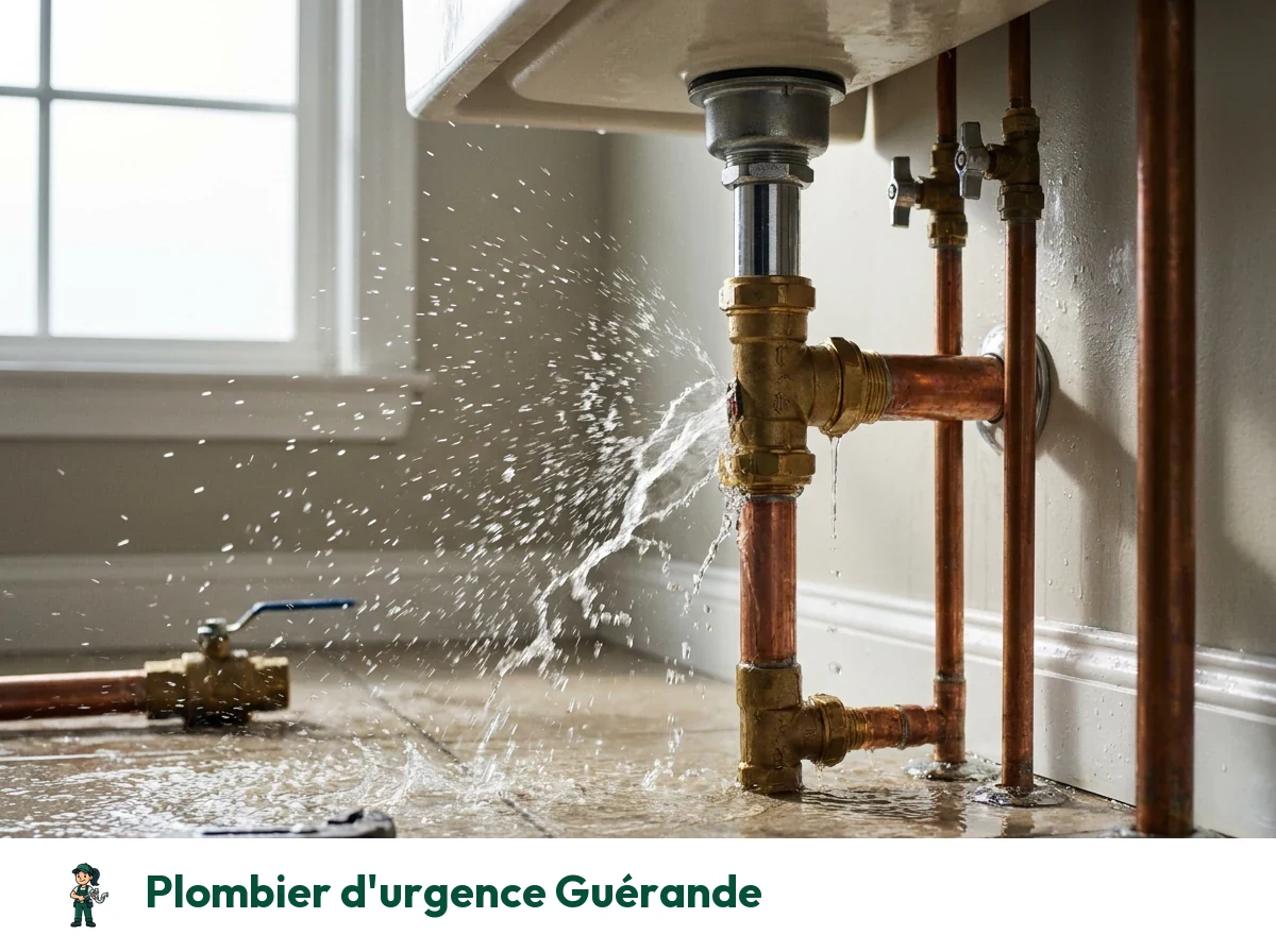 Plombier d'urgence à Guérande