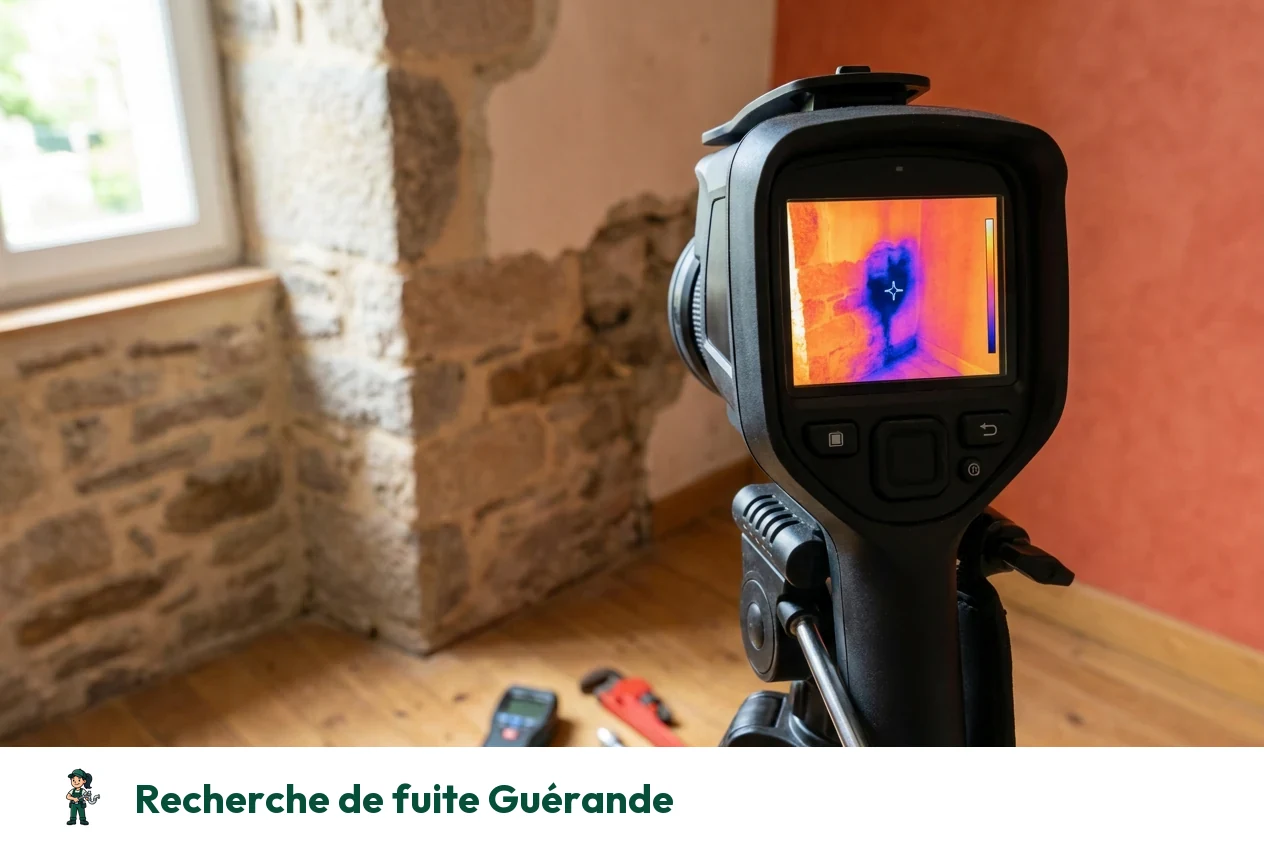 Recherche de fuite à Guérande