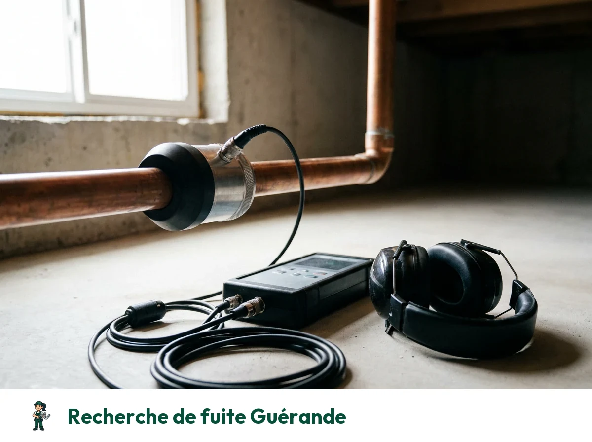 Recherche de fuite à Guérande