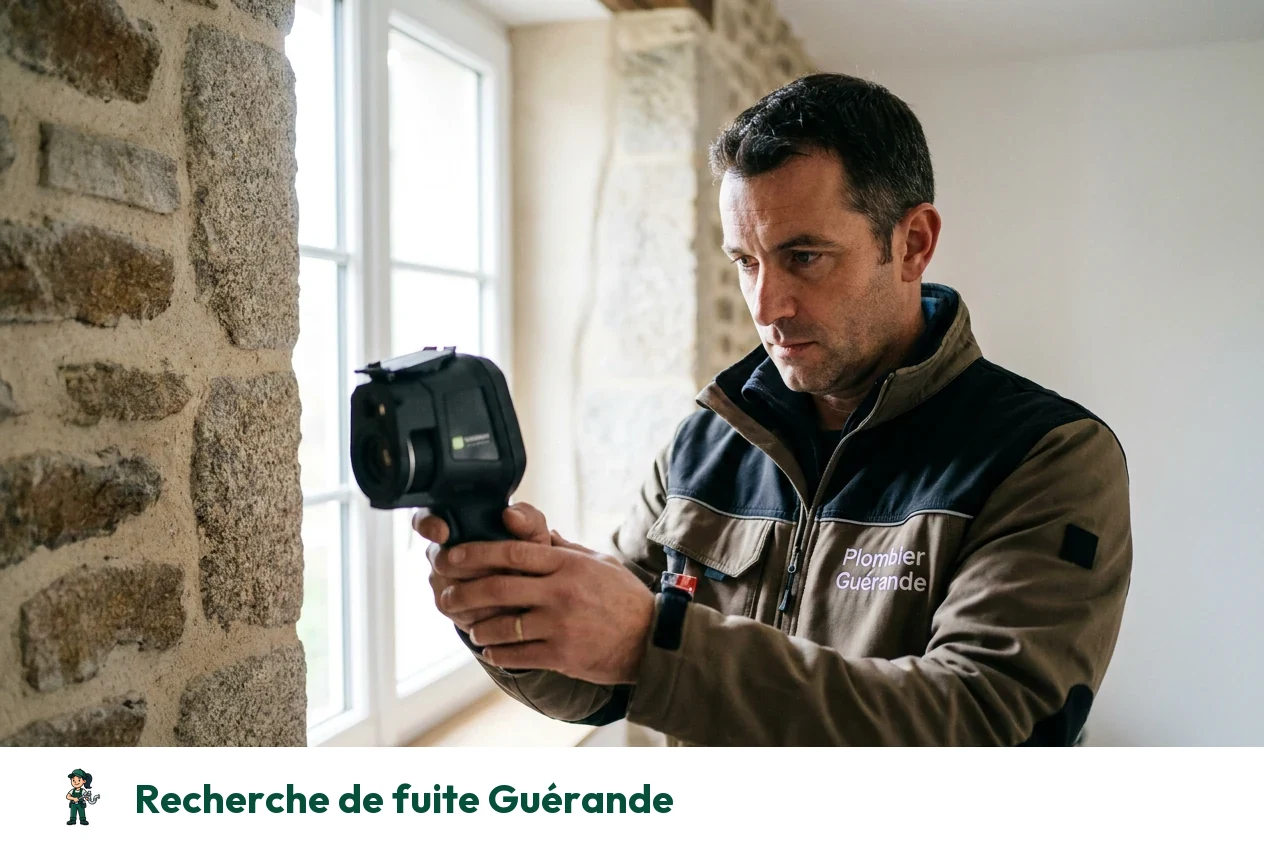 Recherche de fuite à Guérande