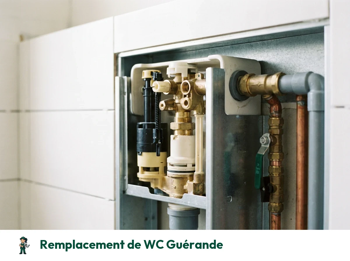 Remplacement de WC à Guérande